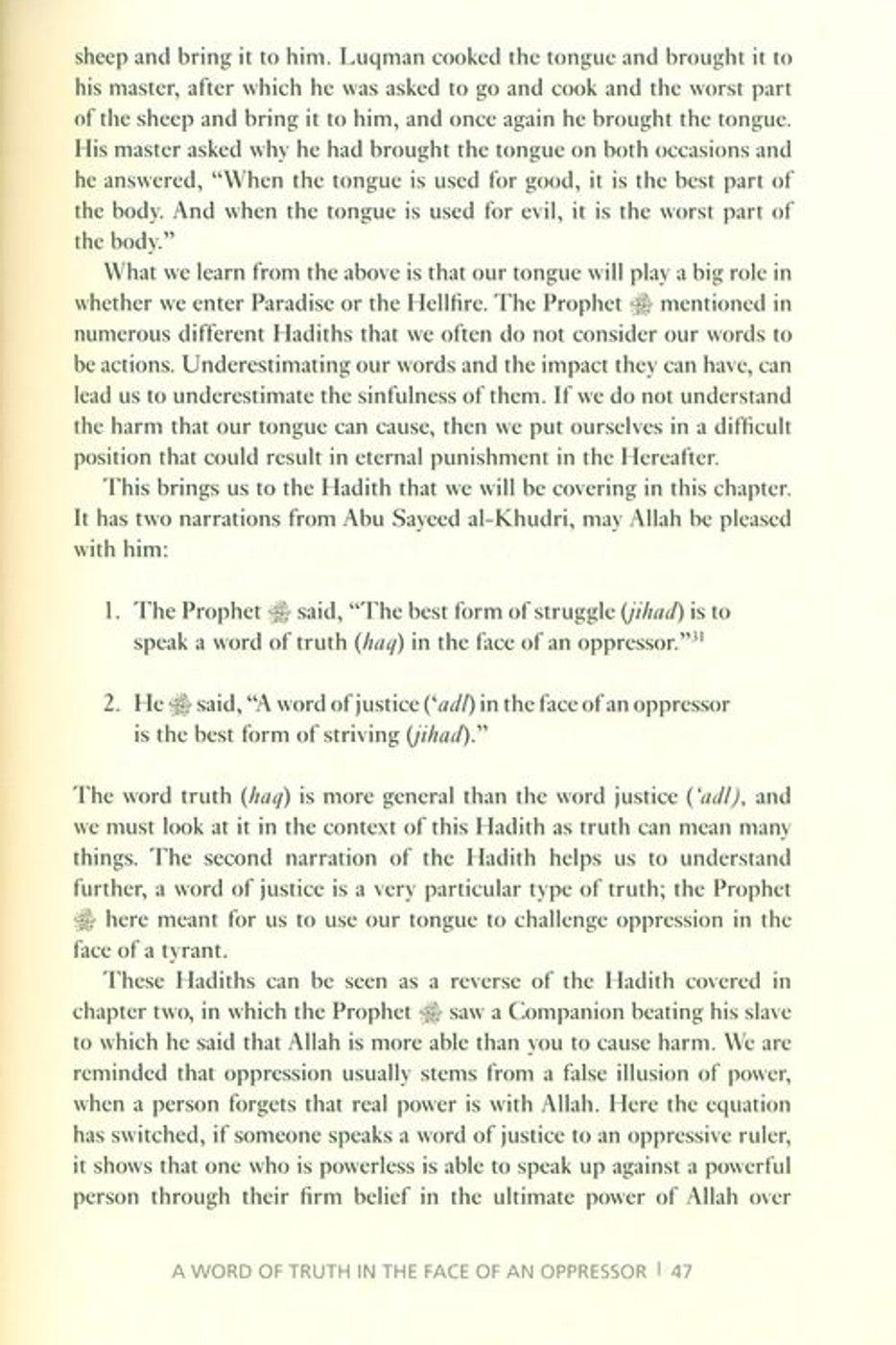 40 on Justice: The Prophetic Voice on Social Reform - Darussalam