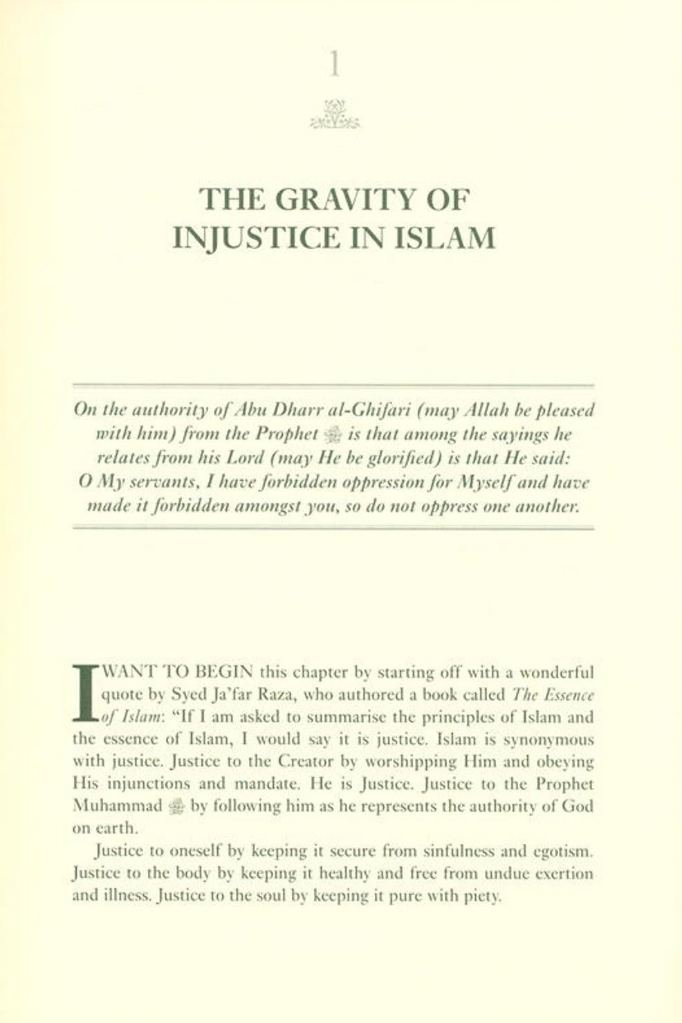40 on Justice: The Prophetic Voice on Social Reform - Darussalam