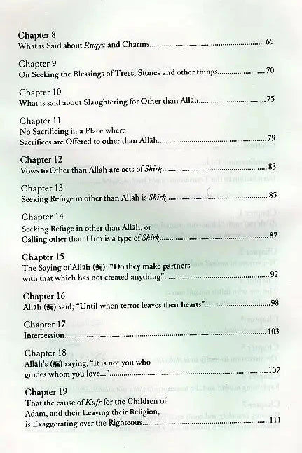 An explanation of Muhammad ibn Abd al Wahhab's teachings in Kitab Al Tawhid - Darussalam