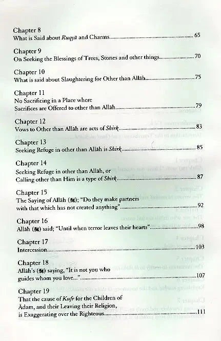 An explanation of Muhammad ibn Abd al Wahhab's teachings in Kitab Al Tawhid - Darussalam