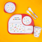 Arabic Alphabet Children's Tableware Set - Darussalam