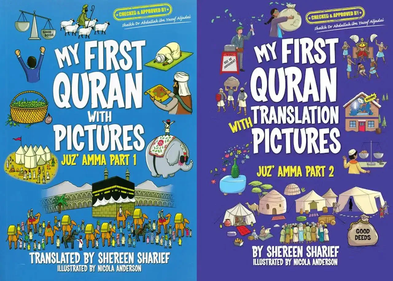 [Bundle of 2 Books] My First Quran With Pictures Juz' Amma - Darussalam