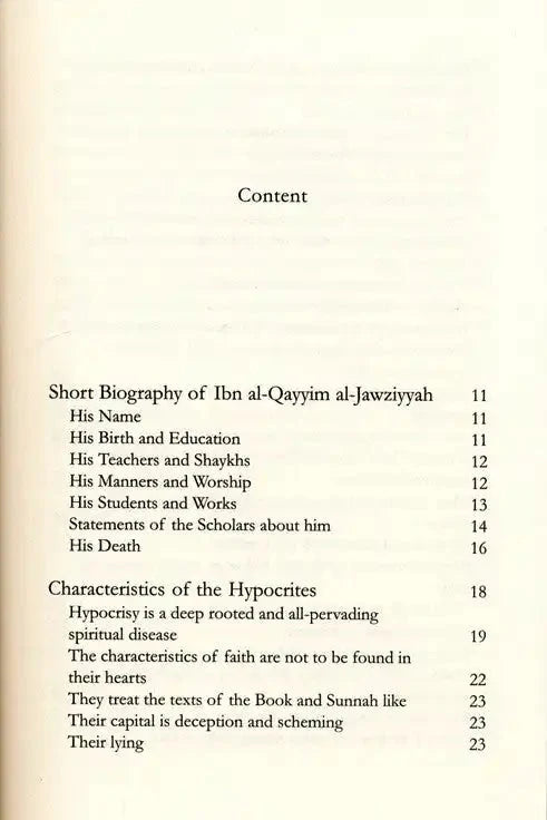 Characteristics of the Hypocrites - Darussalam