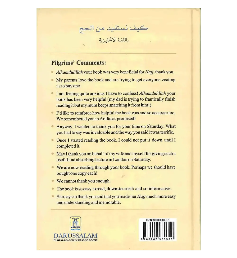 Getting the Best out of Al - Hajj (Pilgrimage) - Darussalam