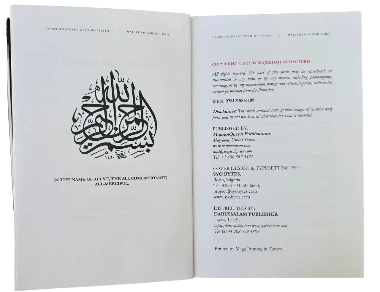 Heart - to - Heart with My Sisters Na'ima B. Robert (Foreword) - Darussalam