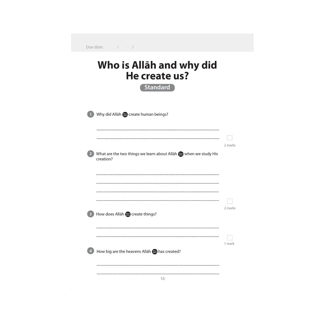 Islamic Studies: Workbook 6 – Learn about Islam Series - Darussalam