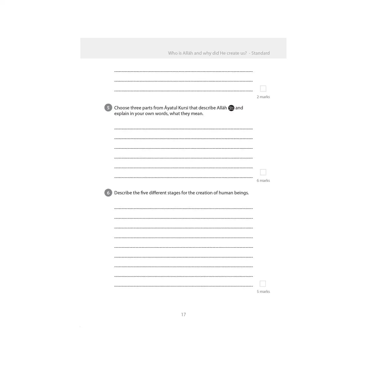 Islamic Studies: Workbook 6 – Learn about Islam Series - Darussalam