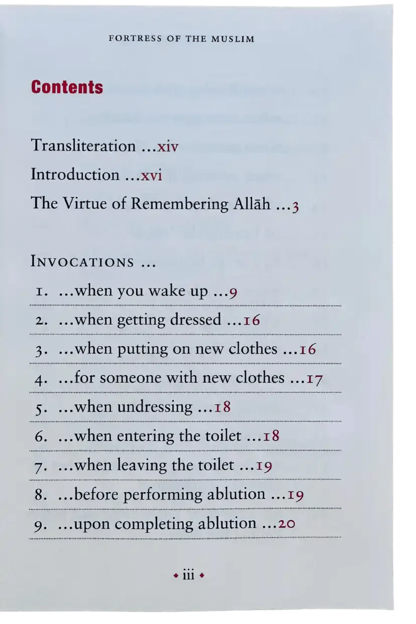 Large size Fortress of the Muslim Du'a from the Qur'an & Sunnah - Darussalam