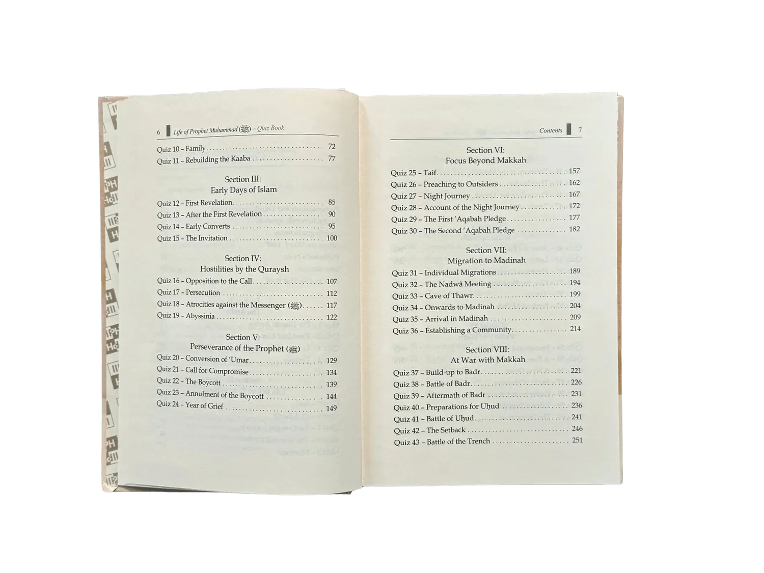 Life of Prophet Muhammad (PBUH) Quiz Book - Darussalam