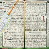 Maqdis A4 Large Al Quran Al Kareem Word - by - Word Translation Colour Coded Tajweed Black - Darussalam