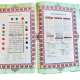 Maqdis A4 Large Al Quran Al Kareem Word - by - Word Translation Colour Coded Tajweed White - Darussalam