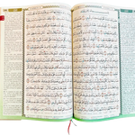 Maqdis A4 Large Al Quran Al Kareem Word - by - Word Translation Colour Coded Tajweed White - Darussalam