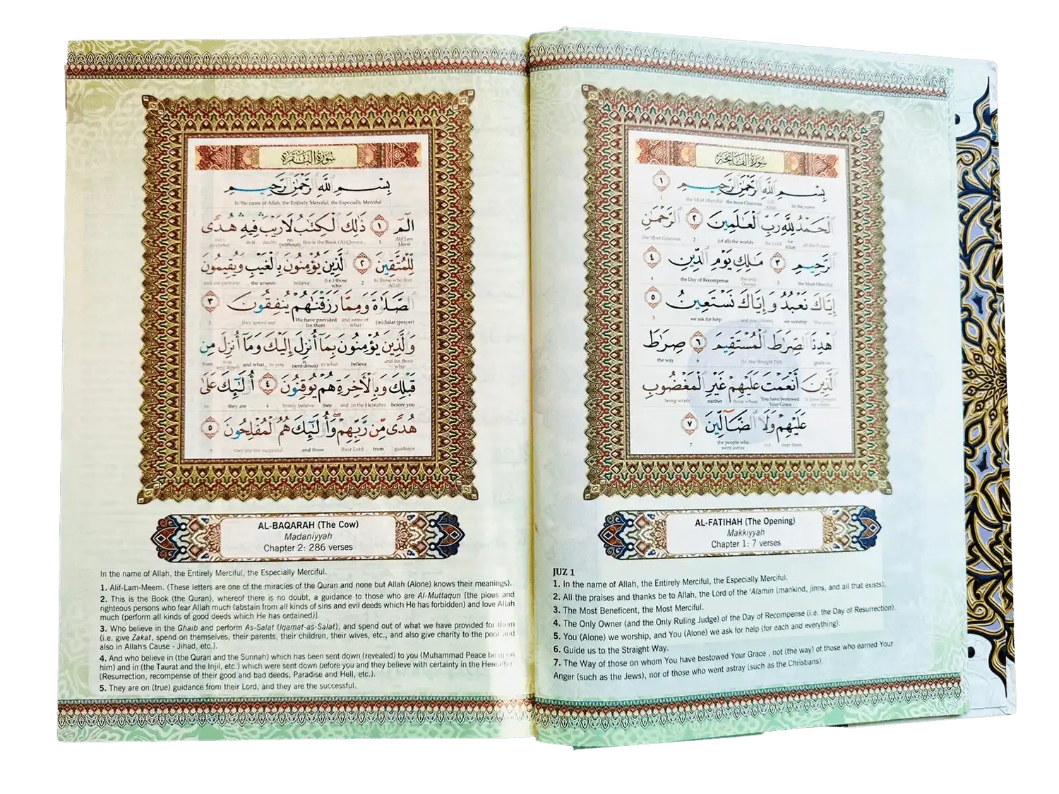 Maqdis Al Quran Al Kareem Word - by - Word Translation Colour Coded Tajweed White - Darussalam