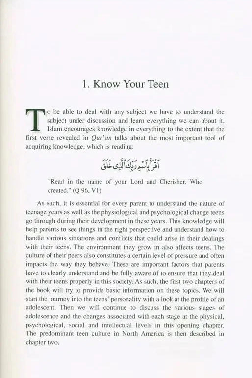 Muslim Teens : A Practical Islamic Parenting Guide - Darussalam