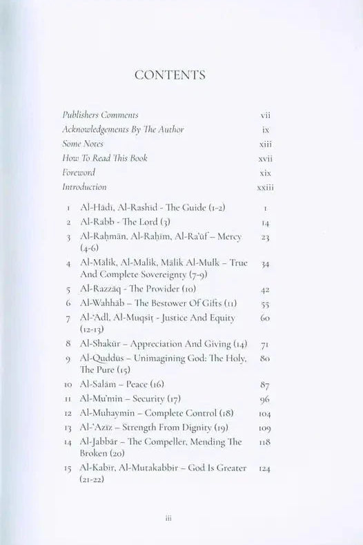 Reflecting on The Names of Allah - Darussalam