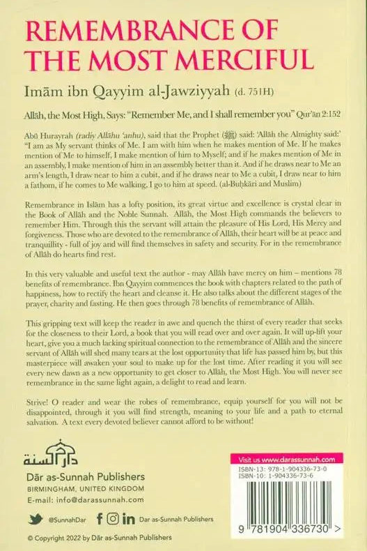 Remembrance of The Most Merciful - Darussalam