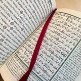 Tajweed Quran with English Translation and Transliteration Pocket Size random colour (8x12) - Darussalam