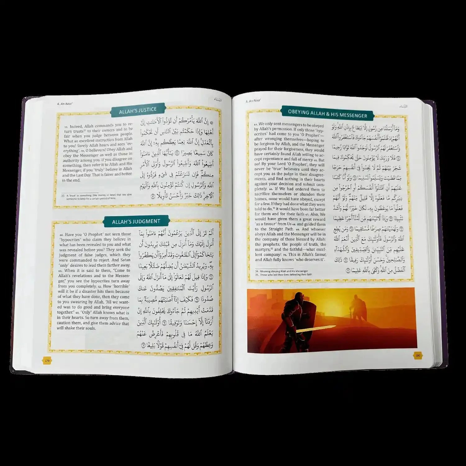 The Clear Quran Tafsir for Kids ( Surahs 1 - 9 ) with Arabic Text Hardcover - Darussalam