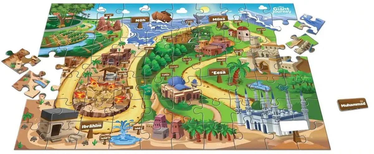 The Giant Journey ; Play The Puzzle Of The Prophets - Darussalam