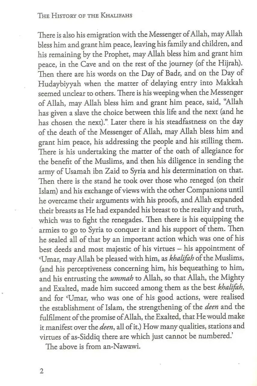 The History of the Khalifahs - Darussalam