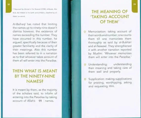 The Most Excellent Names of Allah - Darussalam