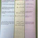 The Noble Quran Rainbow Transliteration in Roman Script Different Colors - Darussalam
